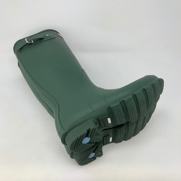 Hunter Original Tall Waterproof Rain Boots Green - Picture 7 of 8